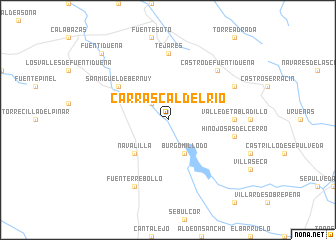 map of Carrascal del Río