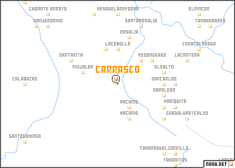 map of Carrasco