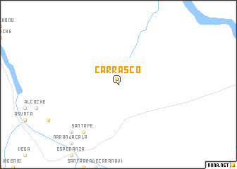 map of Carrasco