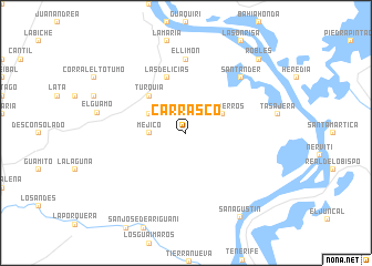 map of Carrasco