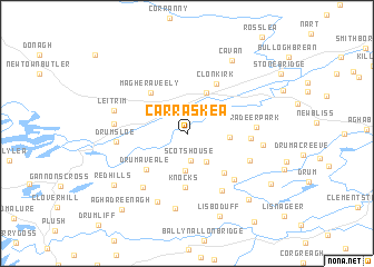 map of Carraskea