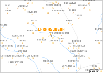 map of Carrasqueda