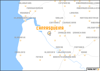 map of Carrasqueira