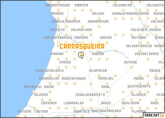 map of Carrasqueira