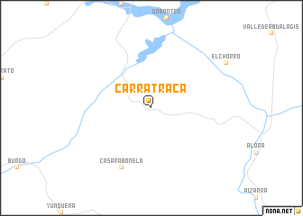 map of Carratraca