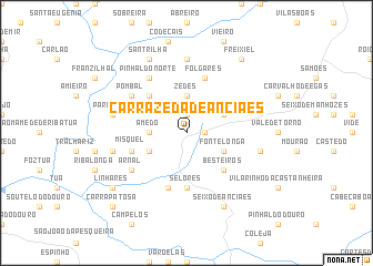 map of Carrazeda de Anciães