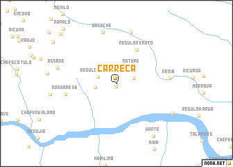 map of Carreca