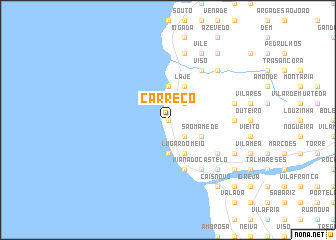 map of Carreço