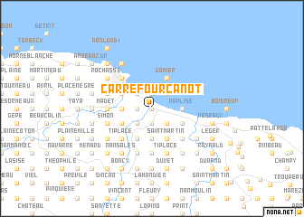 map of Carrefour Canot
