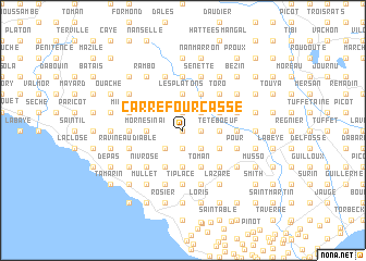 map of Carrefour Casse