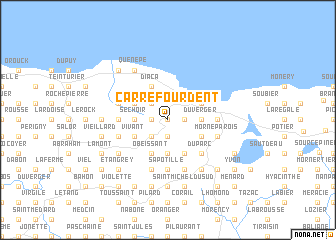 map of Carrefour Dent