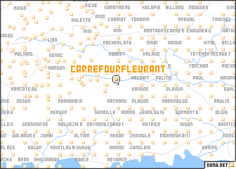 map of Carrefour Fleurant