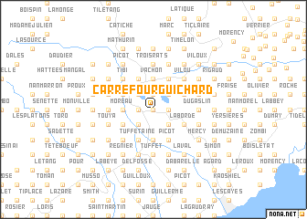 map of Carrefour Guichard