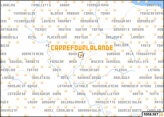 map of Carrefour Lalande