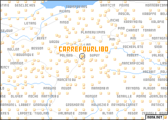 map of Carrefour Libo