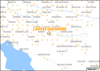 map of Carrefour Mambo