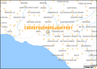 map of Carrefour Mare Jouffrey