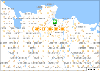 map of Carrefour Orange