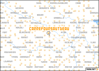 map of Carrefour Saut dʼEau