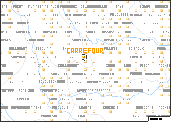 map of Carrefour