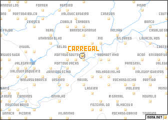 map of Carregal