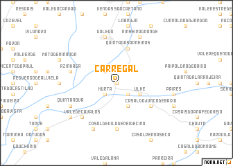 map of Carregal