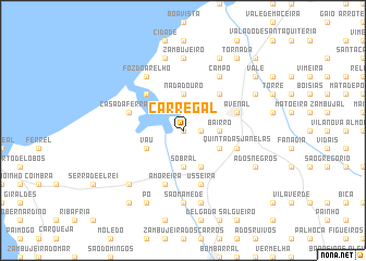 map of Carregal