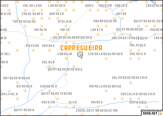 map of Carregueira