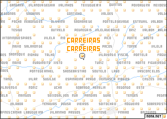 map of Carreiras