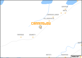 map of Carré Ndjou