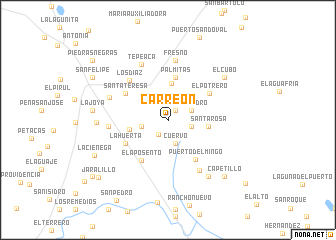 map of Carreón