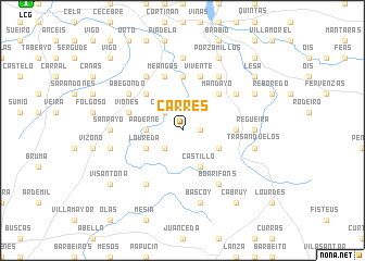 map of Carres