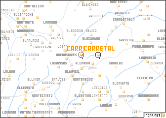 map of Carretal