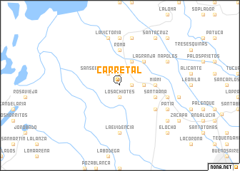 map of Carretal