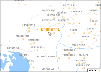 map of Carretal