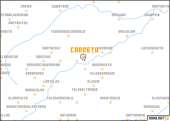 map of Carreta