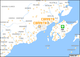 map of Carreta