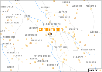 map of Carretera A