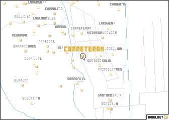 map of Carretera M