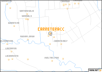 map of Carretera 22