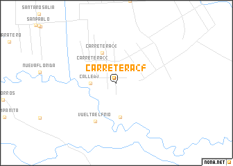 map of Carretera 25