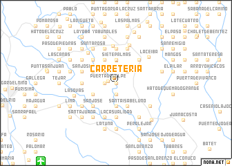 map of Carretería