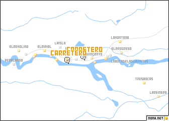 map of Carretero