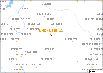 map of Carretones