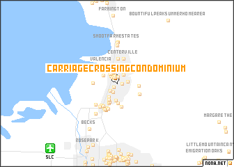 map of Carriage Crossing Condominium