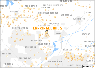 map of Carriage Lakes