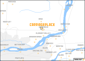 map of Carriage Place