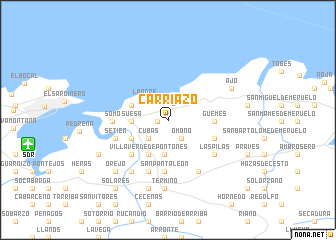 map of Carriazo