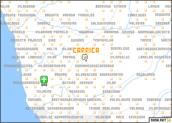 map of Carriça