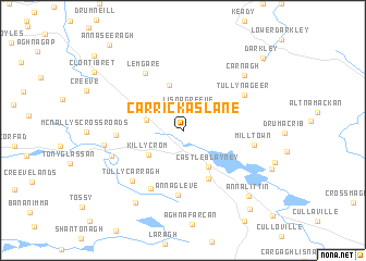 map of Carrickaslane